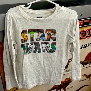 Old navy Star Wars boys long sleeve shirt size 5t used